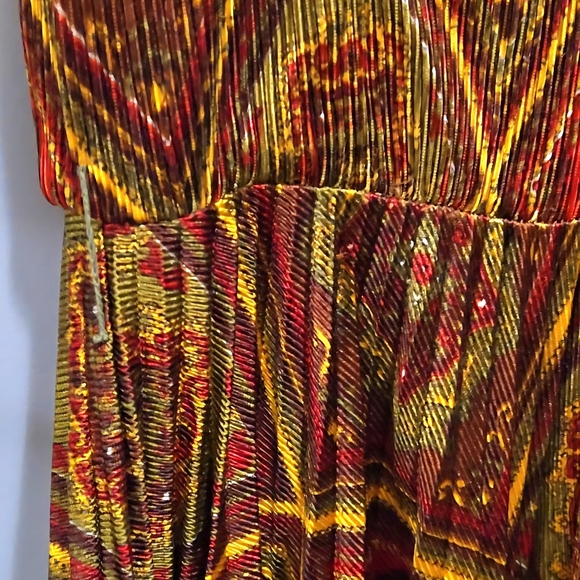 Colorful Geometric Patterned Dress - Picture 4 of 6